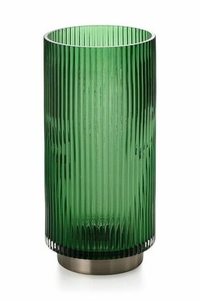 Ukrasna vaza - zelena. Ukrasna vaza iz kolekcije home &amp; lifestyle. Model izrađen od stakla i metala.