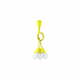 Žuta viseća svjetiljka ø 25 cm Rene – Nice Lamps