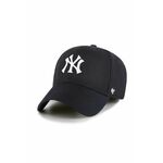 Kapa sa šiltom s dodatkom vune 47brand Mlb New York Yankees boja: tamno plava, s aplikacijom - mornarsko plava. Kapa sa šiltom u stilu baseball iz kolekcije 47brand. Model izrađen od tkanine s aplikacijom.