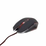 Gembird MUSG-001-R gaming miš, optički, žični, 2400 dpi, crveni