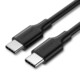 Kabel UGREEN, USB-C 2.0 (M) na USB-C 2.0 (M), 3A, crni, 1.5m