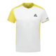 Muška majica Le Coq Sportif Tennis Pro T-Shirt SS 23 N°1 M - new optical white/jaune champion