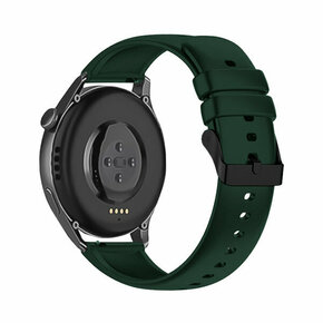 Strap One silikonski remen za Huawei Watch GT 3 42mm / GT 2 42mm / GT 42mm: tamno zeleni