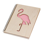 AtmoWood Drveni blok A5 - flamingo