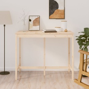 VidaXL Barski stol 140 x 80 x 110 cm od masivne borovine