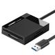 Ugreen Čitač memorijskih kartica SD / micro SD / CF / MS s USB 3.0 utikačem - crni