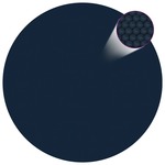 vidaXL Plutajući PE solarni pokrov za bazen 250 cm crno-plavi