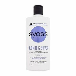 Syoss Blonde &amp; Silver Conditioner regenerator za plavu kosu za sijedu kosu 440 ml za žene