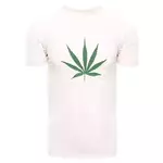 T-shirt męski ecru Dstreet bijela