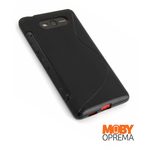 Nokia Lumia 820 crna silikonska maska
