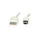 Roline VALUE USB2.0 kabel TIP A(M) na Mini 5-pin (M), 1.8m, bijeli 11.99.8718-20