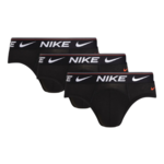 Bokserice Nike Dri-Fit Ultra Comfort Brief 3P - black/black/black