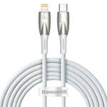 USB-C kabel za Lightning Baseus Glimmer Series, 20W, 2m (bijeli)