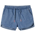vidaXL Dječje kratke hlače traper plave boje 92