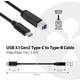 club3D USB kabel USB 3.2 gen. 1 (USB 3.0) USB-A utikač, USB-A utikač 1.00 m