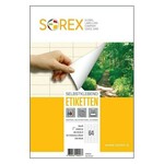 Etikete Sorex 48,5 x 16,9 mm, 100/1