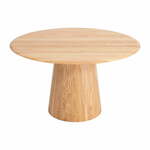 Okrugao blagovaonski stol od punog hrasta u prirodnoj boji ø 126 cm Mushroom – Gazzda