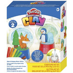 Play-Doh: Oblikuj i modeliraj Snježnu kuglu s glinom 80gr