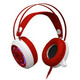 Redragon SAPPHIRE, gaming slušalice s mikrofonom, s kontrolom glasnoće, bijelo-crvene, 2x 3,5 mm jack + USB
