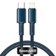 Baseus pleteni kabel visoke gustoće Type-C na Lightning, PD, 20 W, 1 m (plavi)