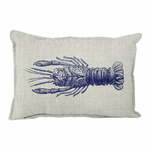 Jastuk od mješavine lana Really Nice Things Lobster, 50 x 35 cm