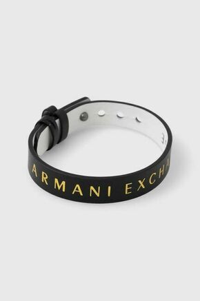 Narukvica Armani Exchange Logo AXG0107040 White/Black