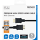 DELTACO Premium High Speed HDMI cable, 4K UHD, 2m, black
