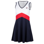 Ženska teniska haljina Fila Dress Gloria - white/navy