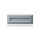 Ugradbena svjetiljka (lampa) vanjska led pravokutna P1502, 230x27x80mm 160lm, IP65 - 230x27x80mm 160lm, IP65 silver siva