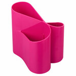 ICO: Lux stalak za olovke valoviti, ružičasti
