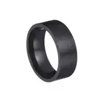 RNR Thread Black, prsten od nehrđajućeg čelika