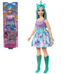 Barbie Dreamtopia: Jednorog lutka u plavo-ljubičastoj haljini - Mattel