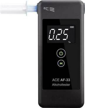 ACE AF-33 tester na alkohol tamnosiva 0.00 do 5.00 ‰ uključujući zaslon