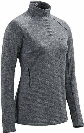 CEP W0A39 Winter Run Shirt Women Black Melange XS Majica za trčanje