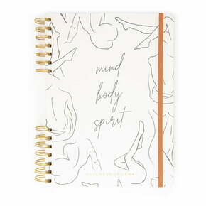 Bilježnica 200 stranica A4 format Mind Body Spirit - DesignWorks Ink