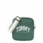 Tommy Jeans Torba preko ramena smaragdno zelena / crna / bijela