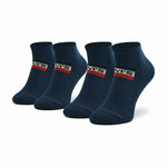 Set od 2 para unisex niskih čarapa Levi's® 701219507 Dress Blue