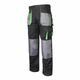 LAHTI PRO hlače crno-zelene 100%bombaž xl(54) l4050654