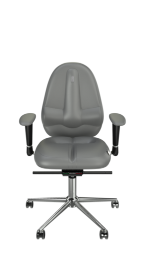 Ergonomska stolica CLASSIC eko-koža siva