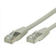 Roline VALUE Patch kabel oklopljeni Cat 6 S/FTP (PiMF) 0.5m sivi