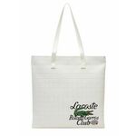 Sportska torba Lacoste x Roland Garros Edition Check Print Tote Bag - white
