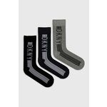 Čarape Dkny boja: crna - crna. Čarape iz kolekcije Dkny. Model izrađen od elastičnog materijala.