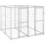vidaXL Vanjski kavez za pse od pocinčanog čelika 4,84 m²
