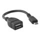 Adapter Forever USB - microUSB crni