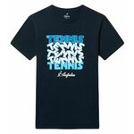 Muška majica Australian Cotton Tennis T-Shirt - blu navy