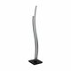 EGLO 99805 | Lejias Eglo podna svjetiljka 123cm sa nožnim prekidačem 1x LED 2050lm 3000K crno, prozirno