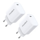 Choetech Q5004 Wall Charger 20W PD white [2 PACK]