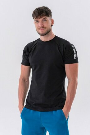 NEBBIA Muška majica Sporty Fit Essentials Black L