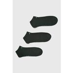 Converse - Sokne (3-Pack) - crna. Sokne iz kolekcije Converse. Model izrađen od elastičnog, pamučnog, glatkog materijala. U setu tri para.