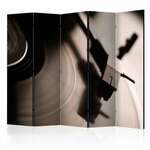 Paravan u 5 dijelova - Gramophone and vinyl record II [Room Dividers] 225x172